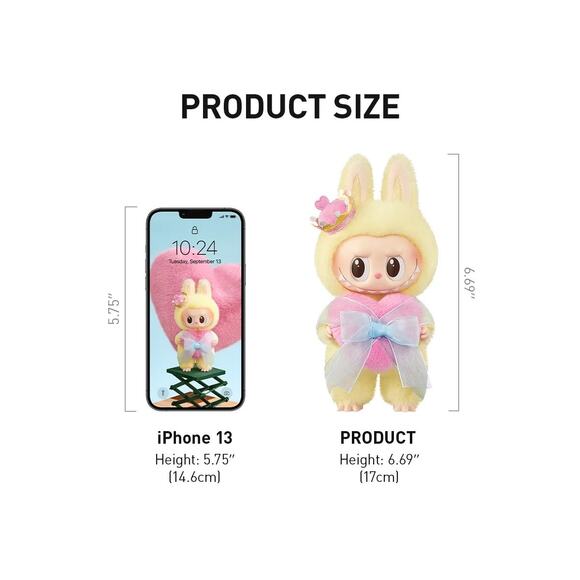 POP MART Labubu Let’s Checkmate Plush Doll & Hanging Card Set NIB - Picture 15 of 17